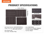 Interlocking Deck Tiles, 36 Pack,11.6"x11.6" 36 sq. ft Plastic Waterproof Outdoor Flooring All V952-HDDBSL4TBTSZO4PBXV0