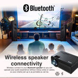 Laser HD Projector with Bluetooth & HDMI V1031-PJ-100HD-542