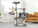 PaWz 130cm Cat Tree Toy Scratching Post Grey JJ0836-GY