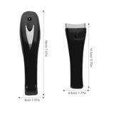 1Pair Pressure Cooker Handle Replacement Black Bakelite Comfortable Grip V1192-AZ-W-22536