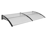 Window Door Awning Canopy 965 x 1987 mm, UPF 50 Polycarbonate Entry Door Outdoor Window Awning V952-MCZYPYCBS4080JUOZV0