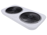 Portable Desktop Fan Rotating USB Rechargeable Quiet Cooling Hanging Dual Head Table Fan for Bedroom V1294-YM0901-3113260000911
