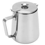 Milk Frothing Pitcher 304 Stainless Steel Milk Frother Coffee Cup with Cover for Home Coffee V1294-YM0714-3118210198512