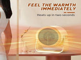 Heater Outdoor & Desktop Portable Heater, Portable Heate, Quiet Fast Heaters with 90&deg Adjustable V1366-AZ2-W-11549
