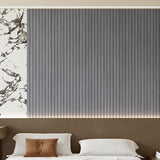 2 Pack Peel and Stick Oak Wood Slat Feature Panels 300x40cm Each DIY TV Headboard PVC Decor V1188-ZXY-131-793