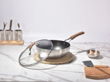 Kylin 3 Layer Stainless Steel Non Stick Noka Wok 30cm V445-C230324