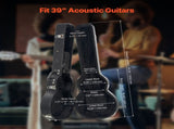 Electric Guitar Hard Case, 1050 mm Gourd-Shaped Guitar Hard Case, With Lock Latch Key Handle, PVC V952-HLXJTYHHLXJH98R2TV0