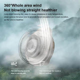 Whirlwind Leafless Mini Fan, 3-Speed Clip-On Mini Fan for Shirt & Waist, Powerful Hands-Free V1366-AZ2-W-11383