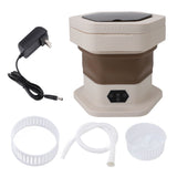 Portable Washing Machine 8L Foldable Miniature Washer Spin Dryer Laundry Washer for Underwear Baby V1294-YM0901-3113240221713