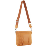 Pierre Cardin Leather Crossbody Bag w/ Shoulder Strap in Apricot V563-PC3683-APRICOT