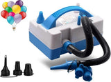 Electric Balloon Pump 600W Double Nozzle Quick Inflator for Balloons Pool Toys V1263-JX-5526