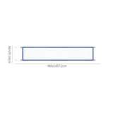 Portable Pool Volleyball Net for Beach and Water Sports, High Strength Mesh with Tension Adjustment, V1192-AZ-W-24233