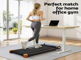 Everfit 2 Side Walking Pad Treadmill with Massage Function Fitness 380mm Black TMILL-TD38-DBL-PAD