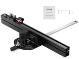 Precision Miter Gauge, Standard Slot 19 x 9.5 mm, Aluminum Alloy Table Saw Miter Gauge with 45.7 cm V952-TJXQGDKS6060PEAL5V0