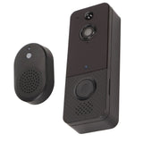Wireless Doorbell Camera 720P 1MP HD Night Vision IP65 Waterproof Smart WiFi Video Doorbell for Home V1294-YM0901-3114230140311