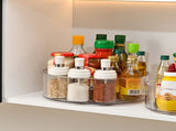 Lazy Turntable for Cabinet, Lazy Organizer with High Sides, Countertop Spinning Organizer for V1189-WXFWAL-20260319-00751