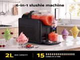Devanti Slushie Machine 2L Frozen Drink Maker Ice Cream Cocktail Slush Maker Black SLS-CR03-2L-BK