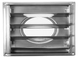 1Set Stainless Steel Exterior Wall Vent Hood Ventilation Cover for Bathroom Exhaust Fan V1370-AZ4-10654