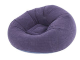 Inflatable Lounge Chair Flocking PVC Portable Folding Blow Up Sofa for Living Room Bedroom Balcony V1294-YM0901-3116240012411