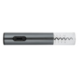 Electric Wine Bottle Opener Automatic Corkscrew W/Foil Cutter Pourer Vacuum StopperSilver Gray V1294-YM0718-3118200270812