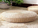Japanese Style Handcrafted Tatami Floor Pillow Sitting Cushion Round Padded Room Floor Straw Mat for V1294-YM0901-210329AH03-5
