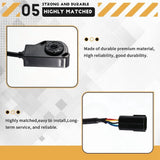 HXJS-4805D Electric Pedal Accelerator Coil Kit, 0-4.65V Output, 12-96V Input, Accelerator Control V1192-AZ-W-23070