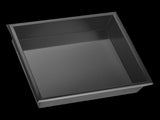 336 x 336 x 101mm Shower Niche Single Shelf Organizer No Tile Needed in Black V63-900671