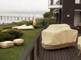 Waterproof Garden Bench Cover, 210D Oxford Patio Bench Cover, UV Protection Windproof Tear-Resistant V1237-ZY-924-132