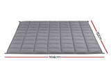 Giselle Bedding Weighted Blanket Fleece Sherpa Heavy Blanket 4.5KG WBLANKET-DUAL-152-45KG