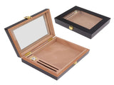 Cigar Humidors Box Transparent Window Cigar Humidor Mini Portable Cigar Box with Mechanical V1294-YM0626-3117230001511