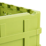 Storage Bin with Lid 20L Stackable Storage Container with Wheels Folding Storage Box Closet V1294-YM0901-3117250065812