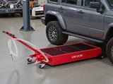 Low Profile Oil Drain Pan, 75.7 L Capacity, Rolling Oil Drain Pan with Manual Pump, 2.2 m Hose & T V952-SDWSPYCJS20GXVX4S001V0