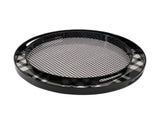 Set 2 Plaid Motif Round Trays 48cm V637-20957