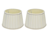 Fabricshade Beige Silver Edge Craft European Style Simple Shade for E14 Screw Candlestick V1294-YM0710-3119210205011