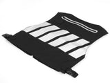 Reflective Safety Vest Cycling Clothes Waistcoat for Courtyard Training Sports EquipmentBlack White V1294-YM0901-3111210127211