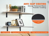 Shelf Bracket, 41 x 15.5 cm 4 Pcs, Heavy Duty Floating Shelf Brackets, Brackets for Shelves, 10mm V952-SJZJGBZJYGHWJF4D6V0