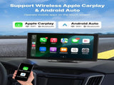 Wireless Car Stereo, 228.6mm HD Portable Radio Touch Screen with Apple and Android Auto, V952-CZZKP9INCHDQGMM4X001V9