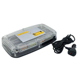 LED Roof Top Strobe Lights, High Visibility Emergency Safety Warning LED Mini Strobe Light bar with V1192-AZ-W-3036