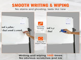 91.5x61cm Rolling Magnetic Whiteboard, Double-sided Mobile Whiteboard, Adjustable Height Dry Erase V952-BBYCDL3624ABSW8OMV0