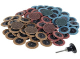 90Pcs Nylon Sanding Discs Set 2in Quick Change Die Grinder Sanding Wheel with 1/4in Holder Fine V1369-AZ3-W-12551
