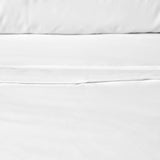 Accessorize White 400TC White Bamboo Cotton Double Stitched Quilt Cover Set King V442-HIN-QUILTCS-BAMBOOCOTTON-WHITE-KI