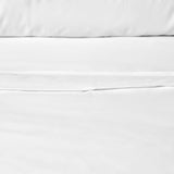 Accessorize White 400TC White Bamboo Cotton Double Stitched Quilt Cover Set King V442-HIN-QUILTCS-BAMBOOCOTTON-WHITE-KI