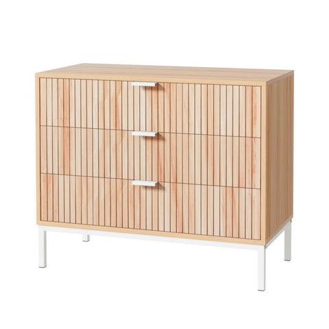 Artiss 3 Chest of Drawers - LURA Pine FUR-U-CDR-02-WD