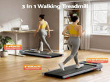 Everfit Treadmill Electric Walking Pad with Incline Under Desk Home Gym Grey TMILL-400-INC-GR