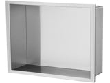33.02 x 33.02 cm No Tile Shower Niche 304 Stainless Steel, Wall-Inserted Niche Recessed Double V952-BXGLYBK1C13YZKIQ0V0