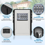 Waterproof Outdoor Security Key Box Key Box Wall Mounted Key Box Large Key Box For Keys, Cards Home V1188-MS-227-1940