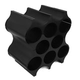 4Pcs Black Red Wine Bottle Rack Holder Simple Looking Decorative Wine Bottle Rack Organizer for V1294-YM0703-3118230098511