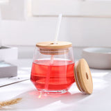 Bamboo Jar Lids Smooth Edges Excellent Sealing Performance 8Pcs V1366-AZ2-W-18714