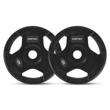 CORTEX 80kg Tri-Grip V2 50mm Olympic Plate Set V420-CSWP-OTGV2SET-A