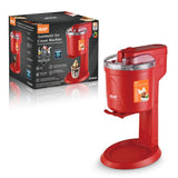 Automatic Ice Cream Maker for Home Use, Compact Countertop Machine for Fresh DIY Desserts, Soft V1341-ZY-7C876YNZ-RED